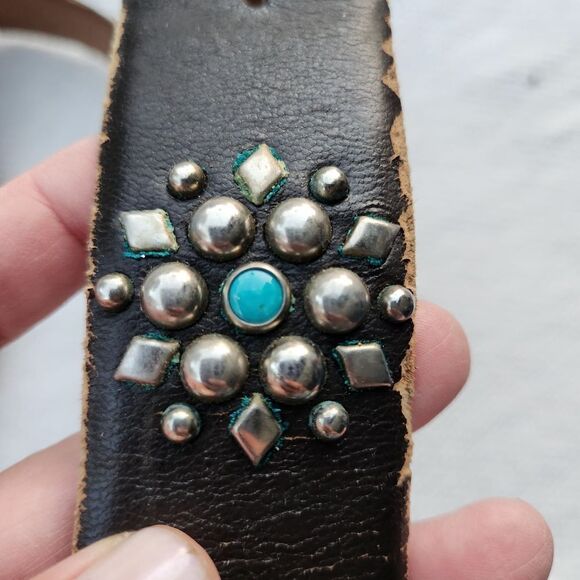 B low the belt studded and turquoise belt only - Picture 9 of 9